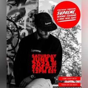 🎉 Hosting: Streetwear: Timberland, Supreme, Revenge Clothing & More Posh Party